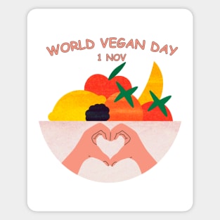 Happy World Vegan Day Sticker